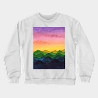 Rainbow Landscape Crewneck Sweatshirt